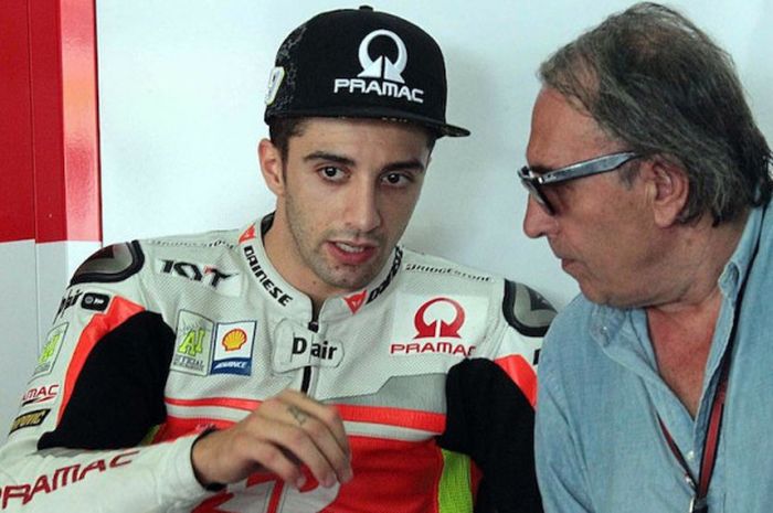 Andrea Iannone dan Carlo Pernat.