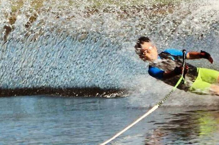 Adam Yoong Hanifah (9), atlet sky air Malaysia dalam SEA Games 2017.