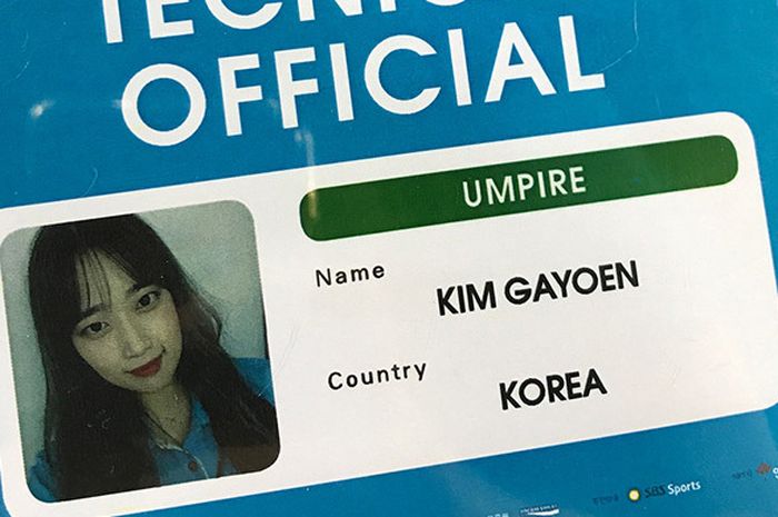 Kim Gayoen, wasit asal Korea Selatan yang turut bertugas di ajang Korea Open 2017