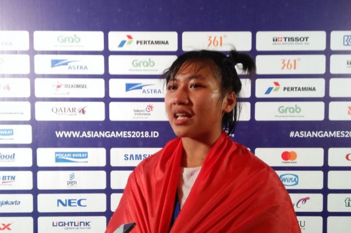 Khasani Najmu Shifa, atlet Indonesia pertama yang berhasil mempersembahkan medali untuk Indonesia melalui cabang olahraga Kurash di Asian Games 2018.
