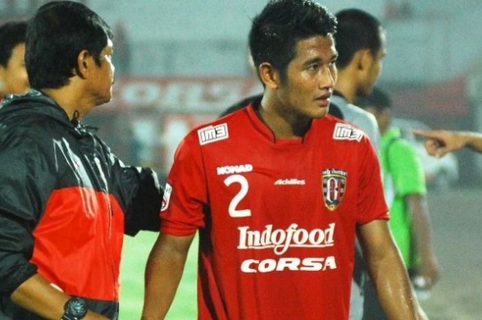  I Putu Gede (2) bakal dipercaya Indra Sjafri menjaga sisi kanan pertahanan Bali United.