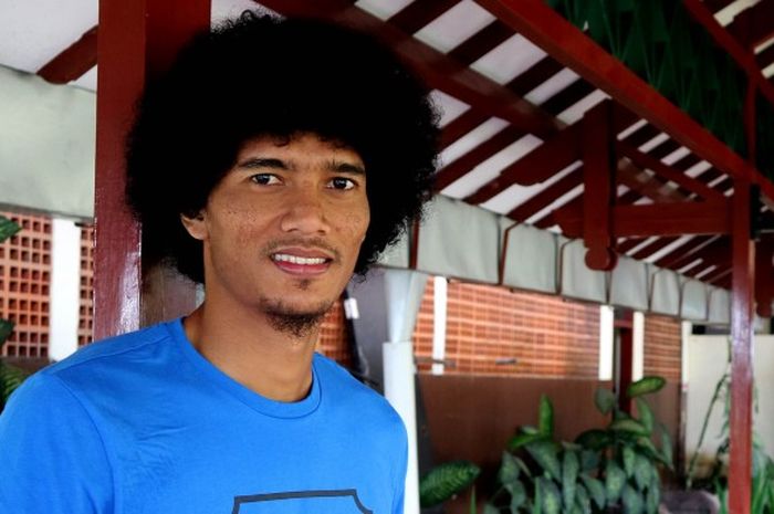  Bek Ahmad Maulana yang bakal membela Sriwijaya FC musim 2017. 