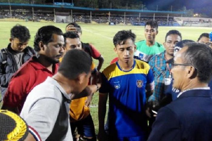 Laga Persiraja melawan PSBL Langsa yang berlangsung panas. 