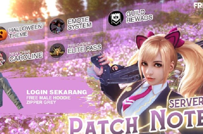 Free Fire menghadirkan karakter baru Caroline pada update patch Oktober 2018.