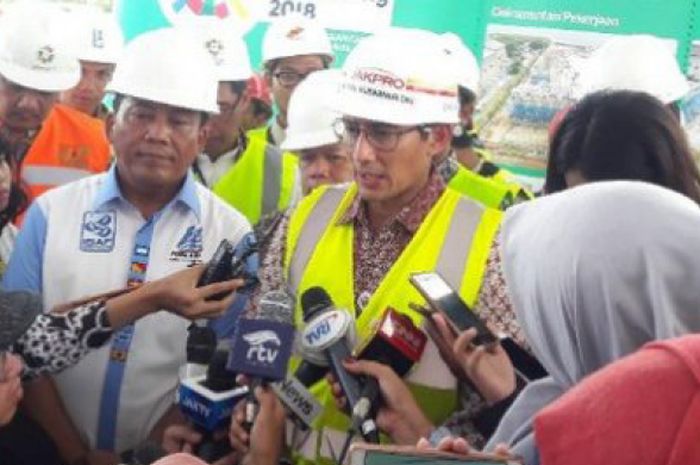 Sandiaga Uno optimis pembangunan venue Asian Games selesai tepat waktu