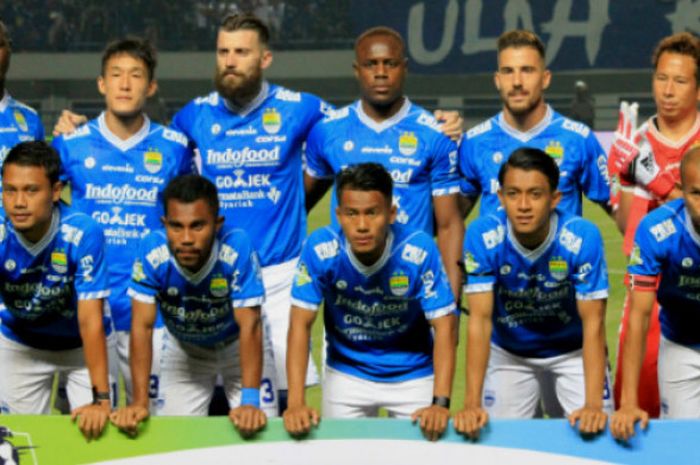   Skuat Persib Bandung pada pekan ke-14 Liga 1 2018.            
