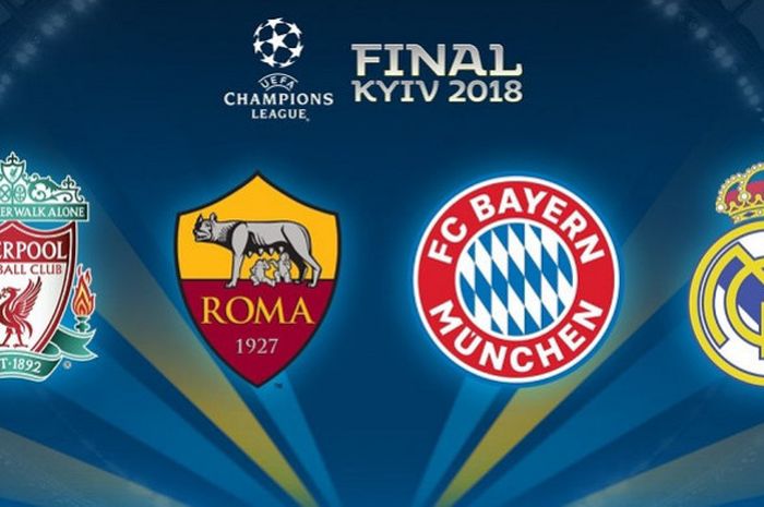  Undian semifinal Liga Champions  2017-2018 digelar di kantor pusat UEFA, Nyon, Swiss, Jumat (13/4/2018) petang WIB. 