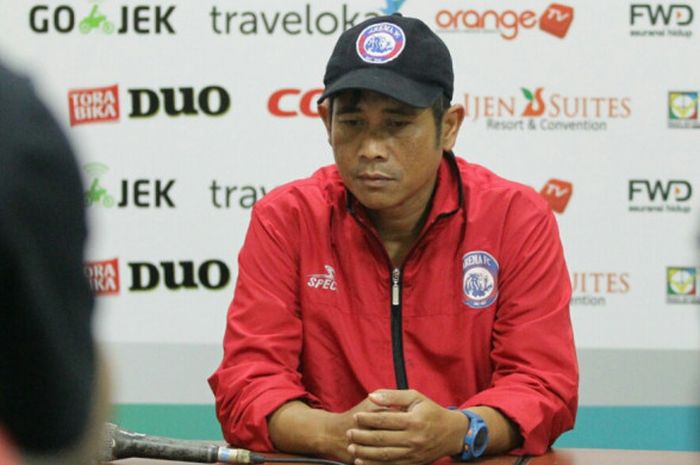 Pelatih Arema FC, Joko Susilo.