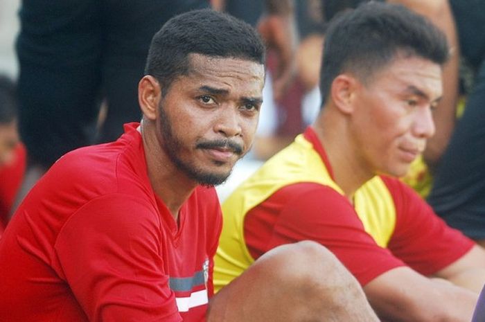 Pemain belakang Bali United, Hasyim Kipuw.
