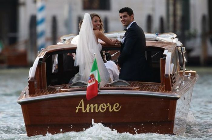 Pernikahan Alvaro Morata dan Alice Campello