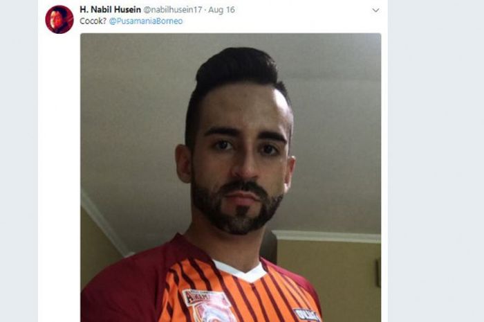 Cuitan Presiden klub Borneo FC, Nabil Husein, di akun twitternya @nabilhusein17.