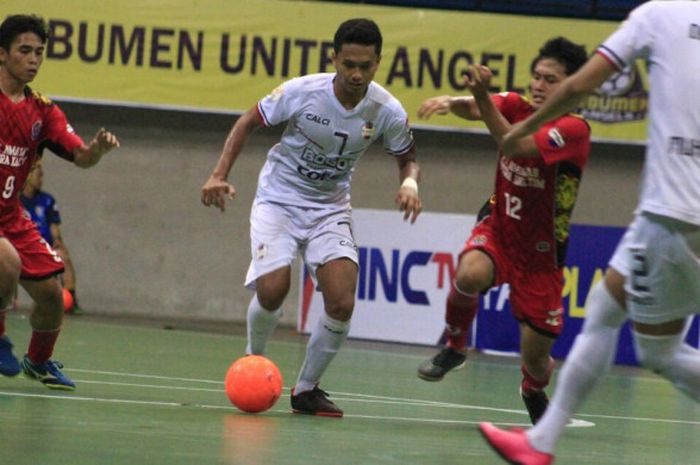 Dekings Bogor FC melawan APK Samarinda di GOR Amongrogo, Yogyakarta, Minggu (18/3/2018)