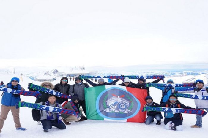 Inter Club Indonesia (ICI) di Mt. Titlis Swiss saat agenda Tour Milano