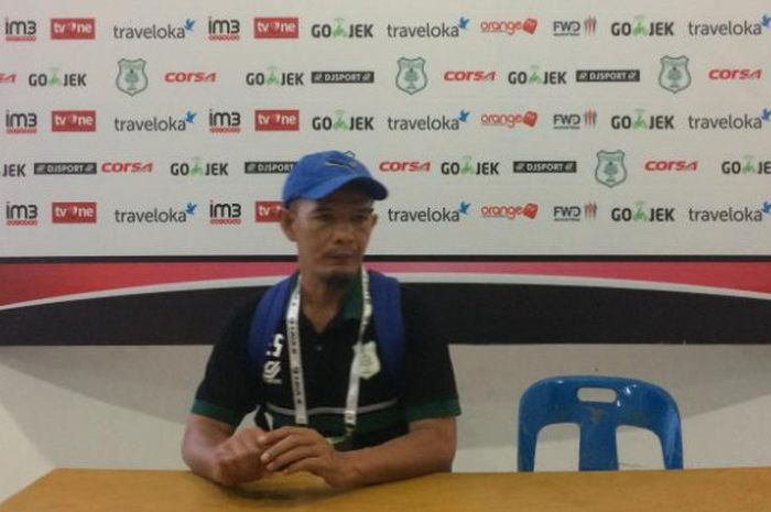 Asisten pelatih PSMS Medan, Edi Syahputra. 