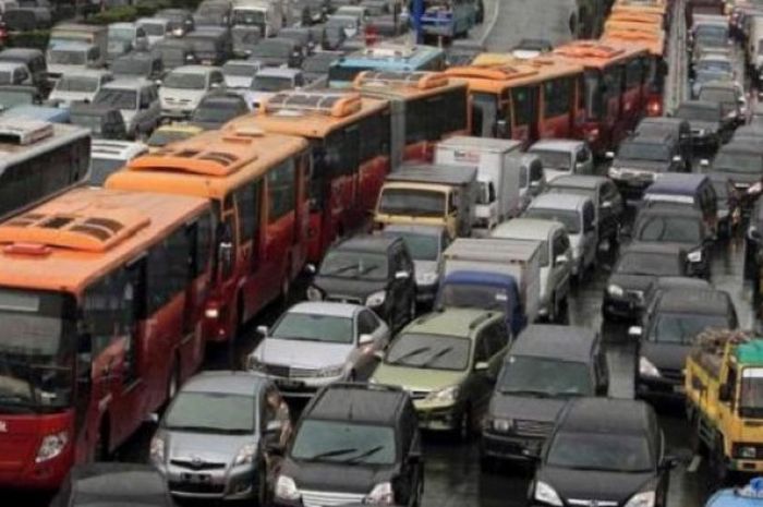 Ilustrasi kemacetan di ibukota Jakarta