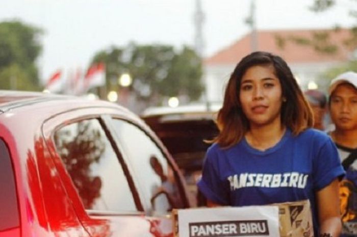 DPP Panser Biru menggelar aksi penggalangan dana untuk korban gempa di Lombok.