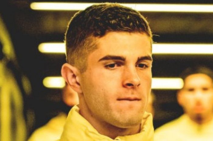 Christian Pulisic saat masih berseragam Borussia Dortmund. Pulisic resmi dibeli oleh Chelsea.