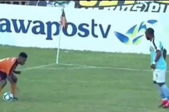 Laga Persibo Bojonegoro versus Madura United