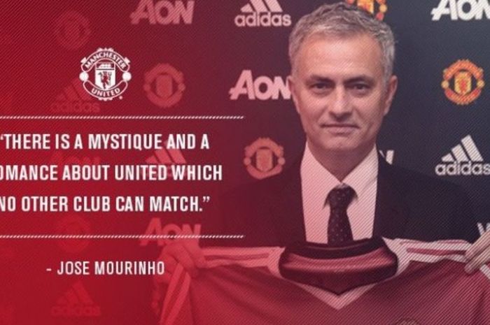 Jose Mourinho resmi diangkat menjadi manajer baru Manchester United.