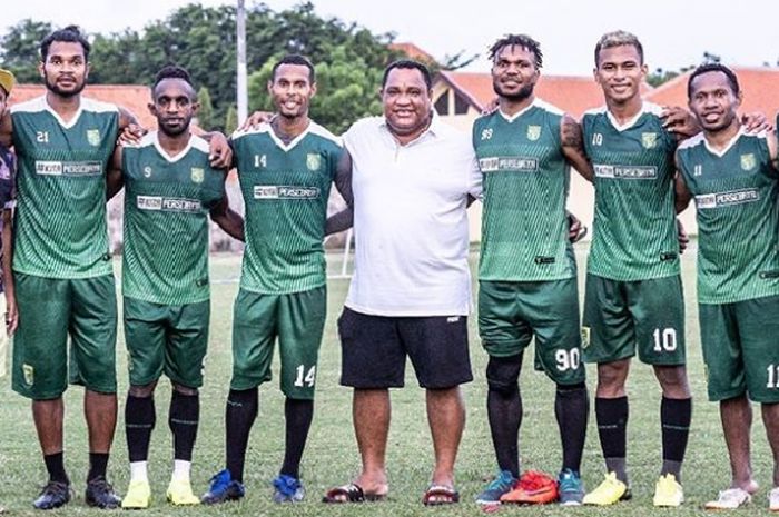 Para pemain asal Papua yang membela Persebaya Surabaya di ajang Liga 1 2018.