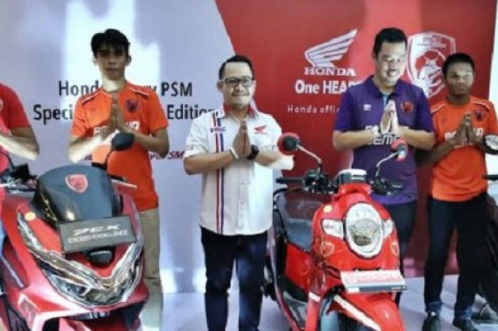 PSM Makassar siap manjakan suporter yang menggunakan sepeda motor Honda.