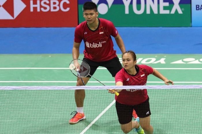 Pasangan ganda campuran Indonesia, Praveen Jordan/Melati Daeva Oktavianti, tampil pada babak pertama India Open 2018 yang berlangsung di Siri Fort Indoor Stadium, Rabu (31/1/2018).