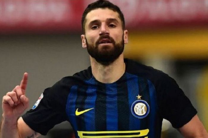 Antonio Candreva mengaku bahagia bermain untuk Inter Milan