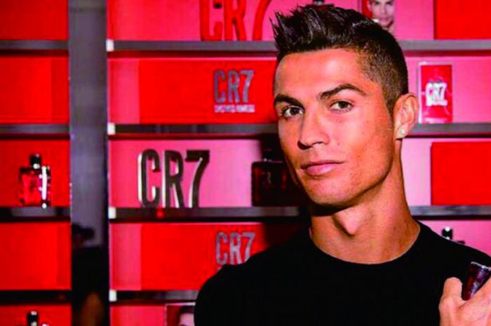 Cristiano Ronaldo menjalani sesi pemotretan produk CR7 Fragrance
