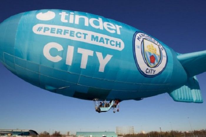 Kerjasama antara Tinder dengan Manchester City telah resmi terjalin