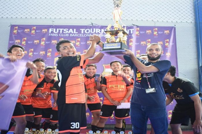 FCBI regional Jember, pemenang turnamen futsal FCBI