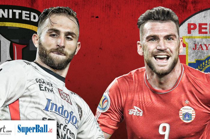 Ilija Spasojevic vs Marko Simic, dua penyerang yang tengah hangat dibicarakan di Tanah Air.