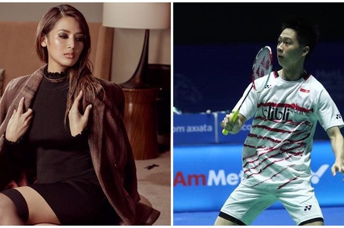 Kevin Sanjaya Sukamuljo (kanan) dan Maria Selena