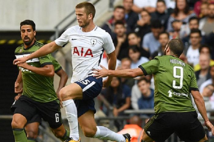 Juventus dan Tottenham melakoni laga persahabatan di Stadion Wemble, 5 Agustus 2017.