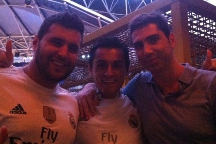 Daniel, John, dan Raul,, trio Spanyol pendukung Real Madrid di INdonesia