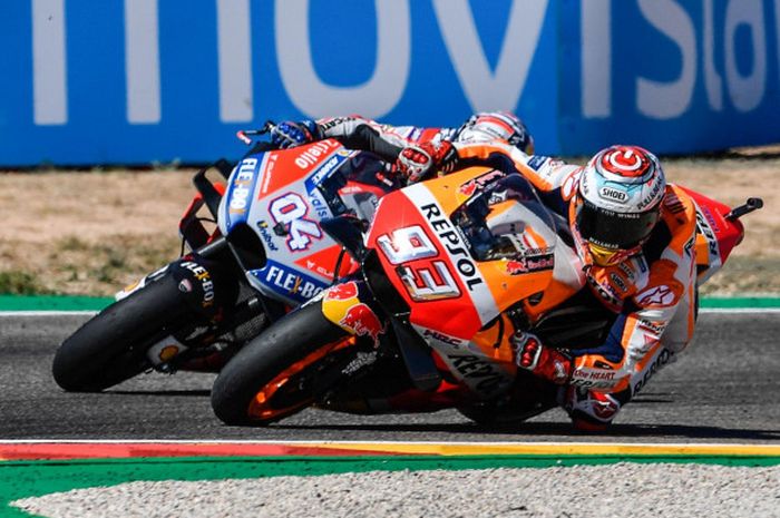 Marc Marquez masih memimpin di puncak klasemen sementara MotoGP 2018.