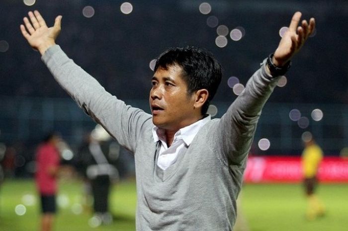 Pelatih Arema Cronus, Joko Susilo.