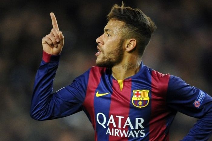 Penyerang Barcelona, Neymar.