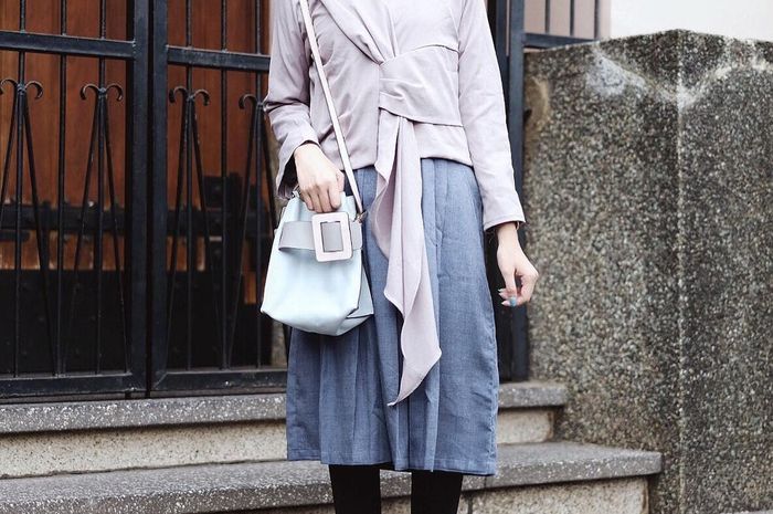 midi skirt untuk hijab