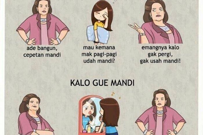 10 Ilustrasi Ribetnya Jadi Cewek Bagian 2 Cewekbanget 10 Ilustrasi Ribetnya Jadi Cewek Bagian 2 Cewekbanget