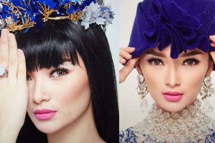 Zaskia Gotik Tampil Memesona Dengan Balutan Kebaya Rancangan Anne