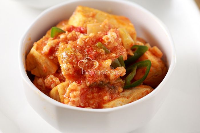 tumis tahu pedas
