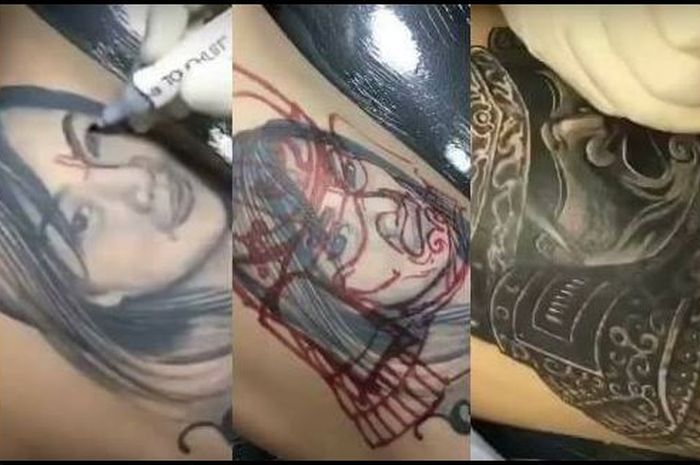 730 Koleksi Gambar Tato Wajah Setan HD