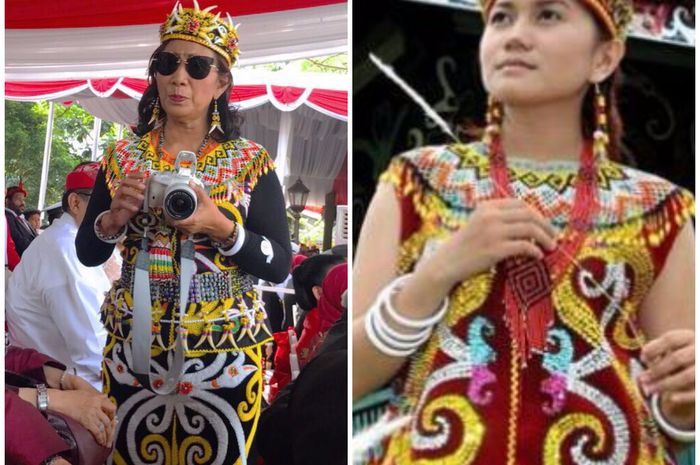  Pakaian  Adat  Suku  Dayak  Kalimantan Baju Adat  Tradisional