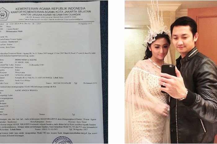 Eksklusif Ini Dia Bukti Surat Rekomendasi Nikah Dewi