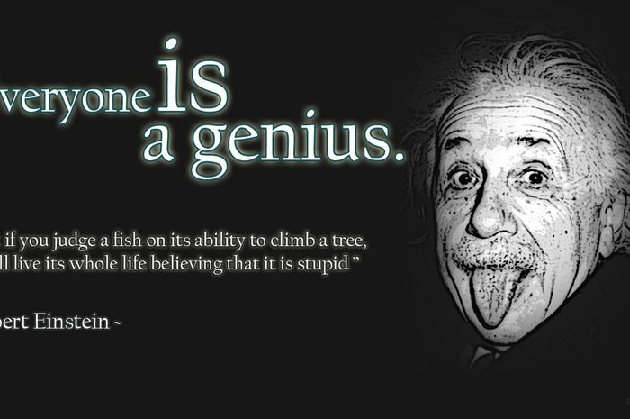 Albert Einstein Quotes Indonesia - Wallpaper Image Photo