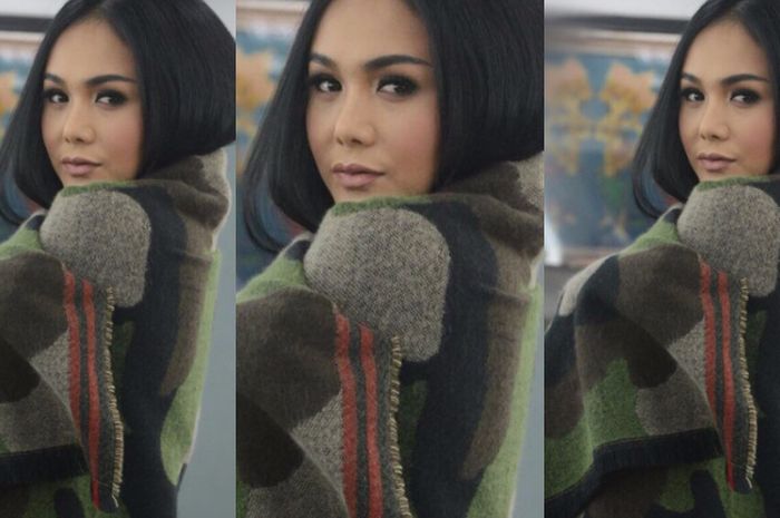 Ayu Banget! Pakai Busana Seperti Ini, Yuni Shara Dicium Oleh Dua Orang