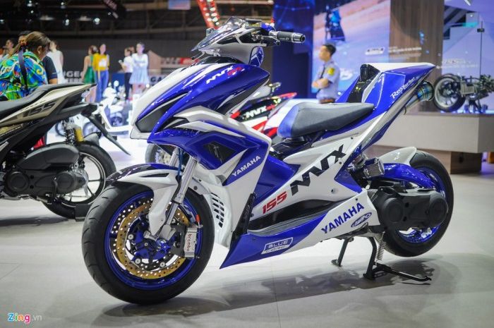 Gantengnya Modifikasi Yamaha Aerox 155 VVA Racing Look Ala 