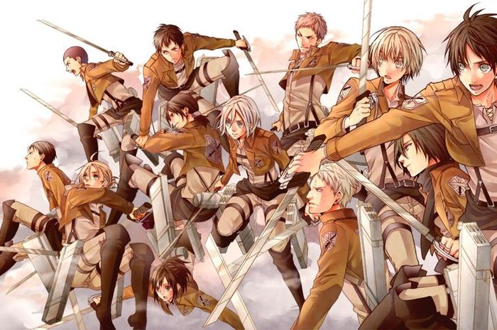 Attack on survey corps картинки девушек