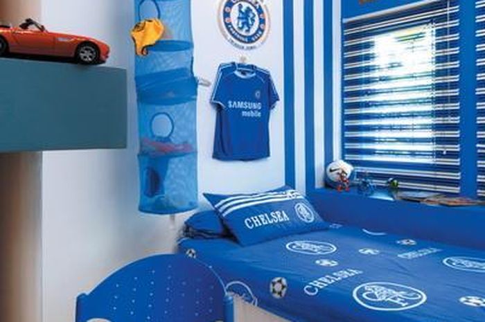  Kamar  Tidur  Anak  Fans Klub Sepak Bola  Chelsea iDEA