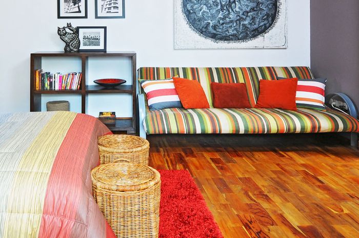 46 Kursi Sofa Motif Garis Garis HD
